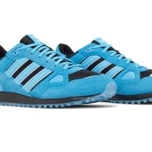 Adidas Turquoise & Black Retro Running Shoes